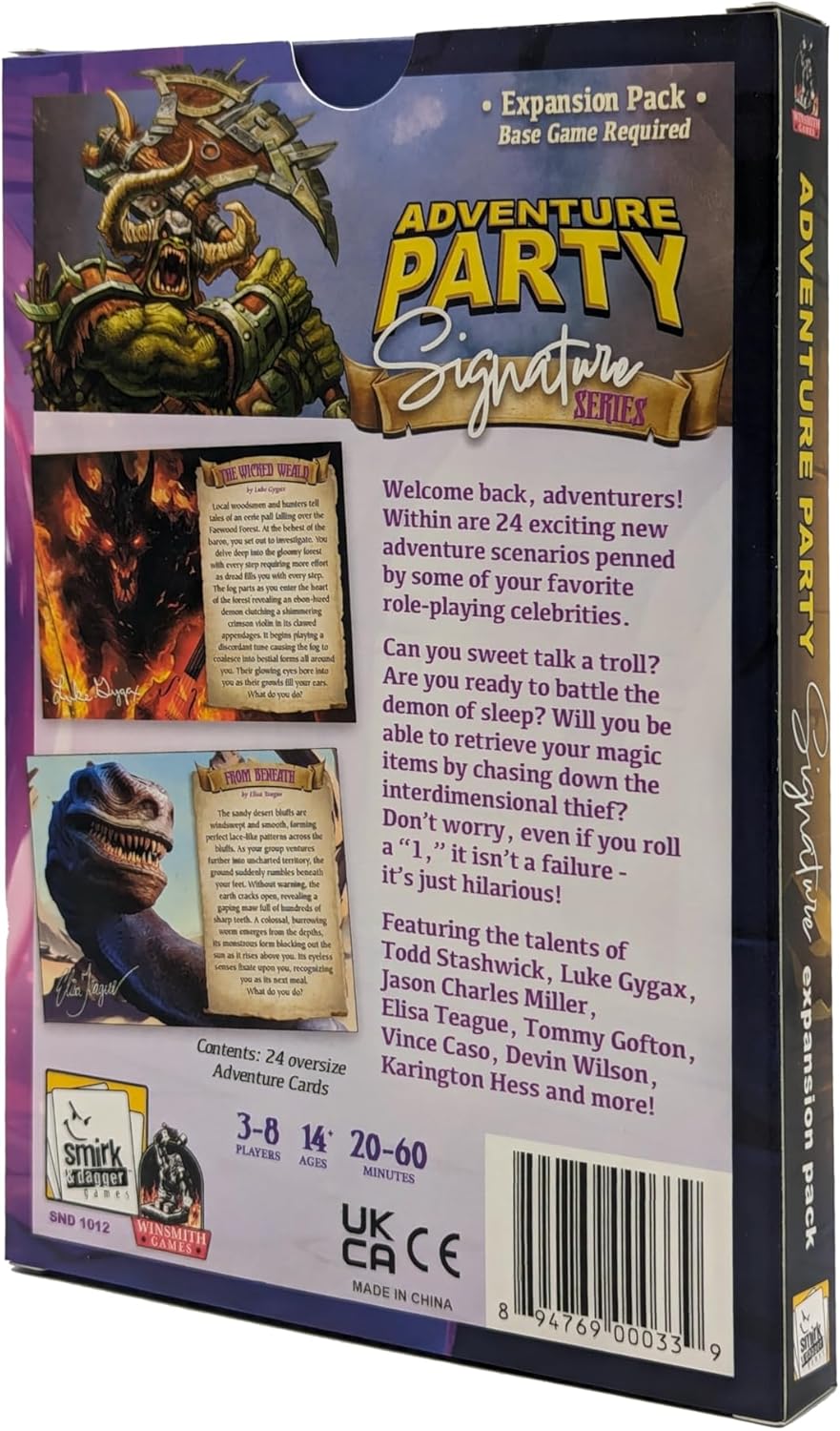 Adventure Party, Signature Series