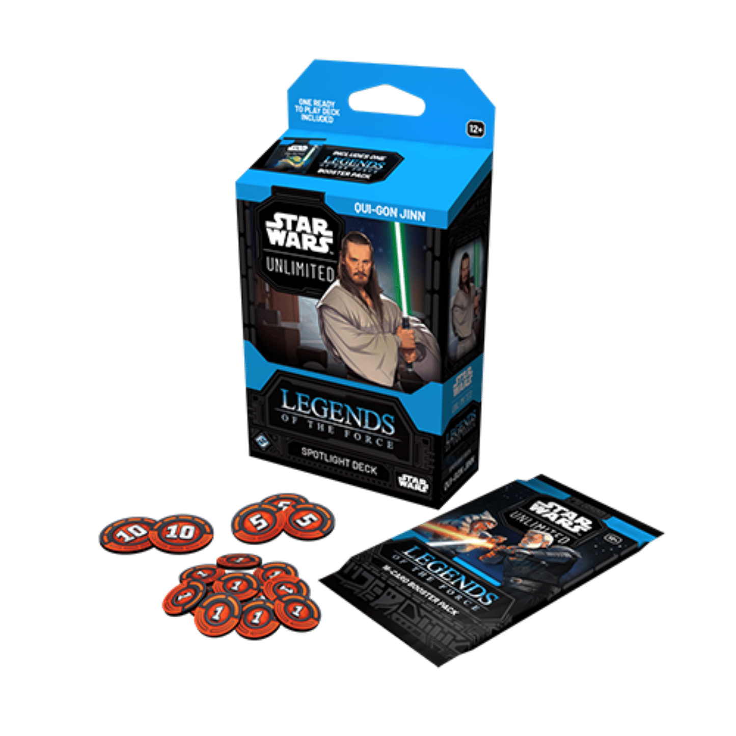 PRE-ORDER: Star Wars Legends of the Force Spotlight Deck - Qui-Gon Jinn (Expected Release July 11, 2025)