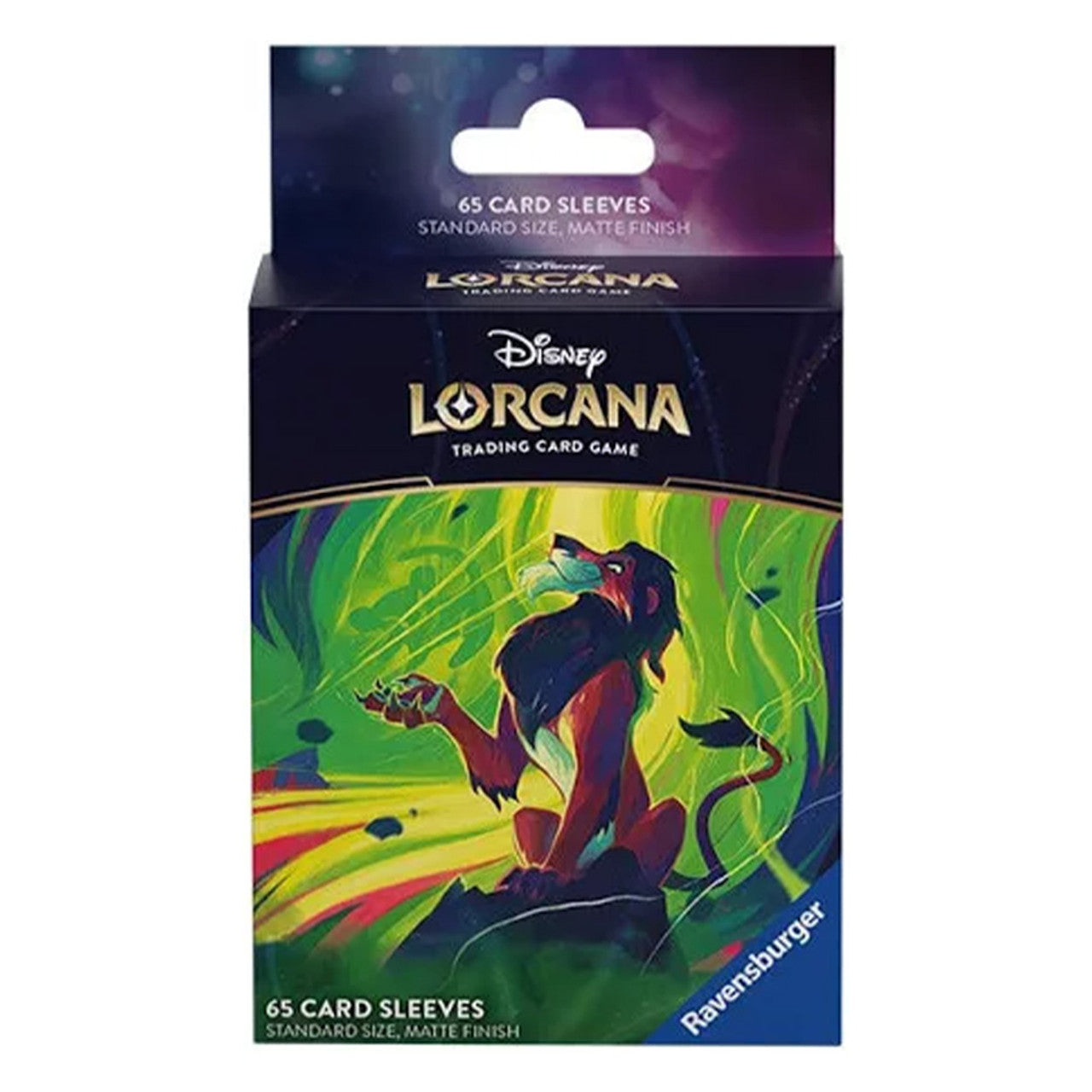 Disney Lorcana TCG: Azurite Sea - Card Sleeves, Scar