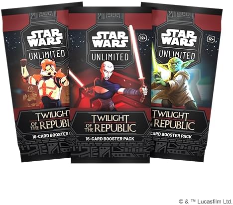 Star Wars: Unlimited TCG Twilight of The Republic Booster Display (Set of 24 Booster Packs)
