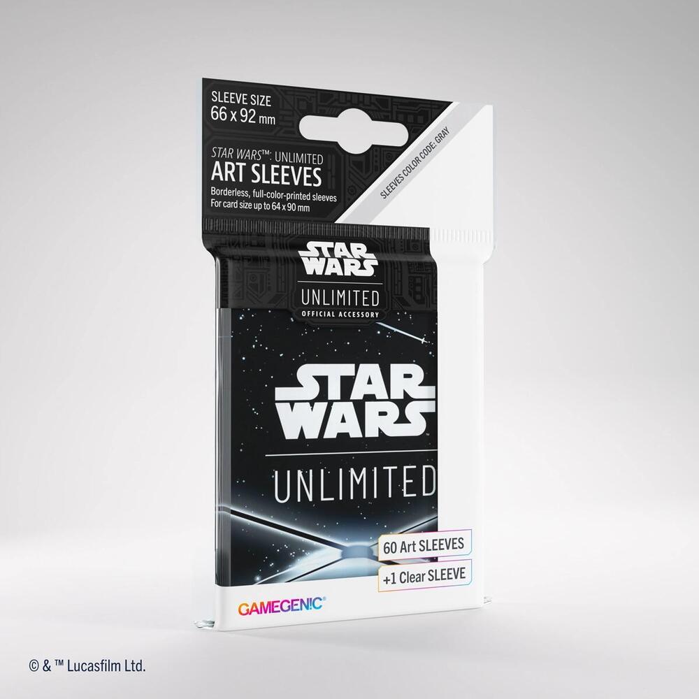 Star Wars Unlimited: Twilight of the Republic, Art Sleeves Card Black