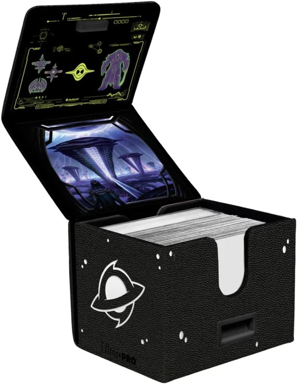 Magic The Gathering CCG: Edge Of Eternities Premium Alcove Edge Deck Box - Black