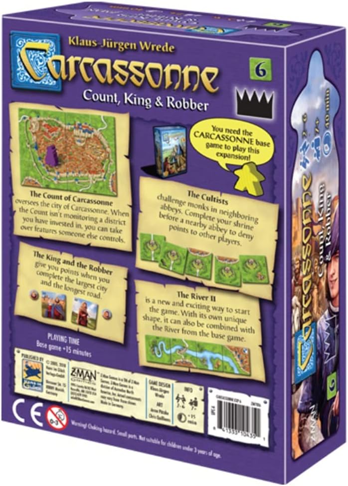 Carcassonne Exp:6 Count, King And Robber