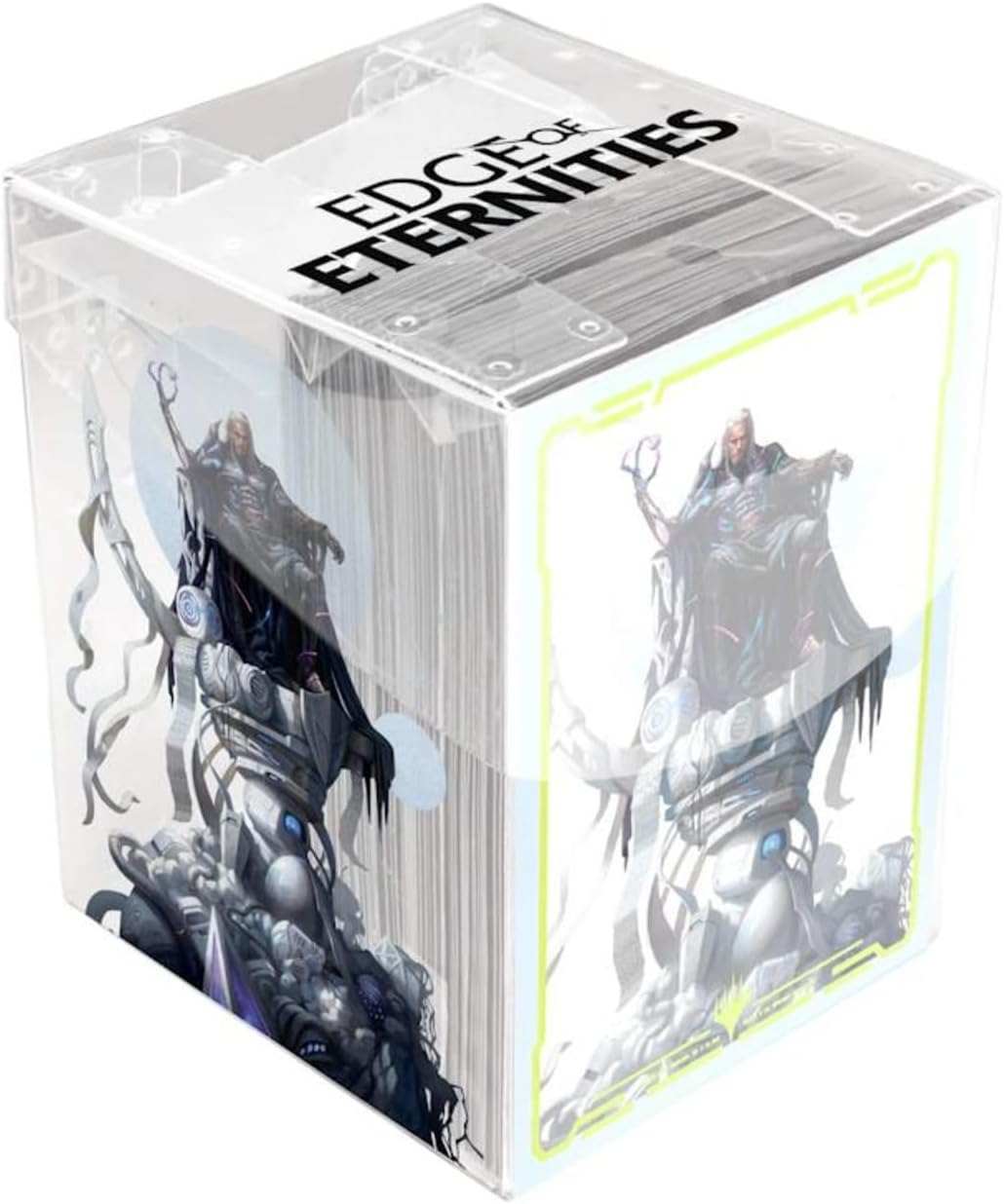 MTG CCG: Edge Of Eternities 100ct Deck Protector Sleeves In Clear Box - Tezzeret