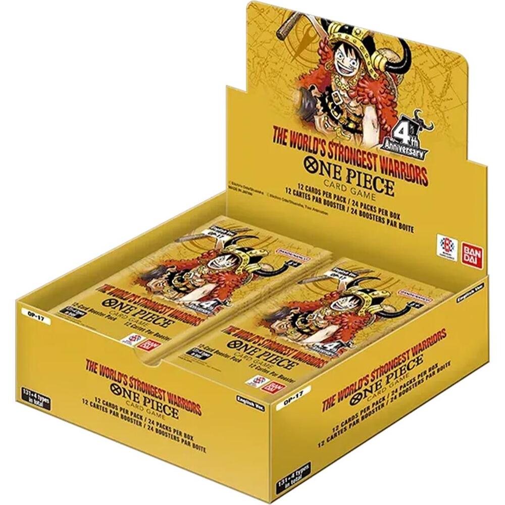 PRE-ORDER: One Piece OP-17 One Piece The Worlds Strongest Warriors Display Booster English (Expected Release August 28, 2026)