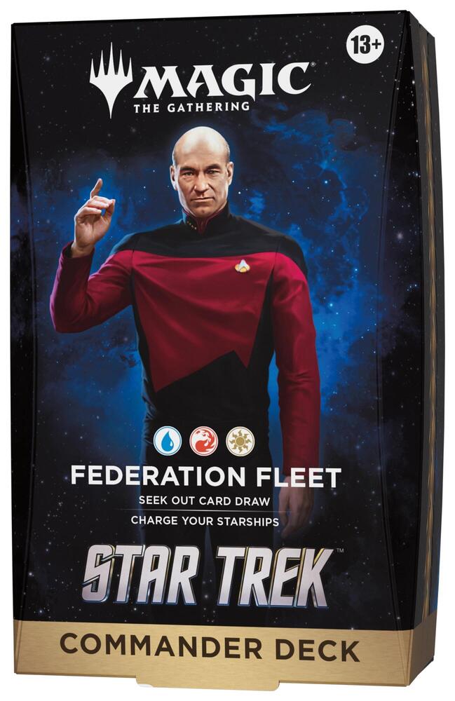 PRE-ORDER: Magic the Gathering: Star Trek - Commander Deck - Federation Fleet (Expected Release November 13, 2026)