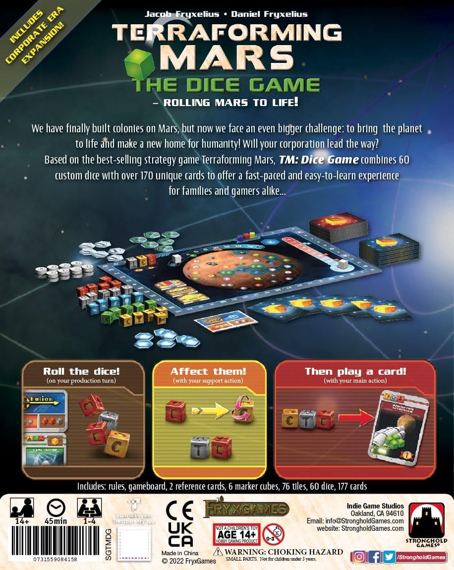Terraforming Mars, Dice Game