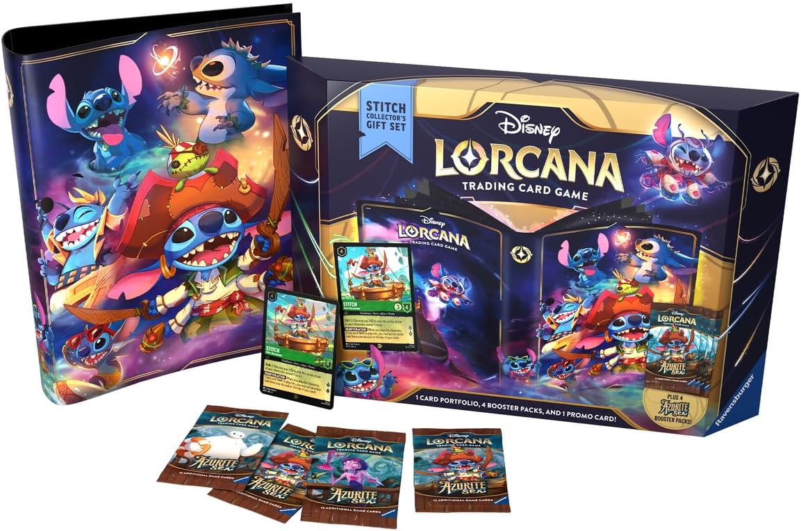 Disney Lorcana TCG: Azurite Sea - Collector's Gift Set, Stich
