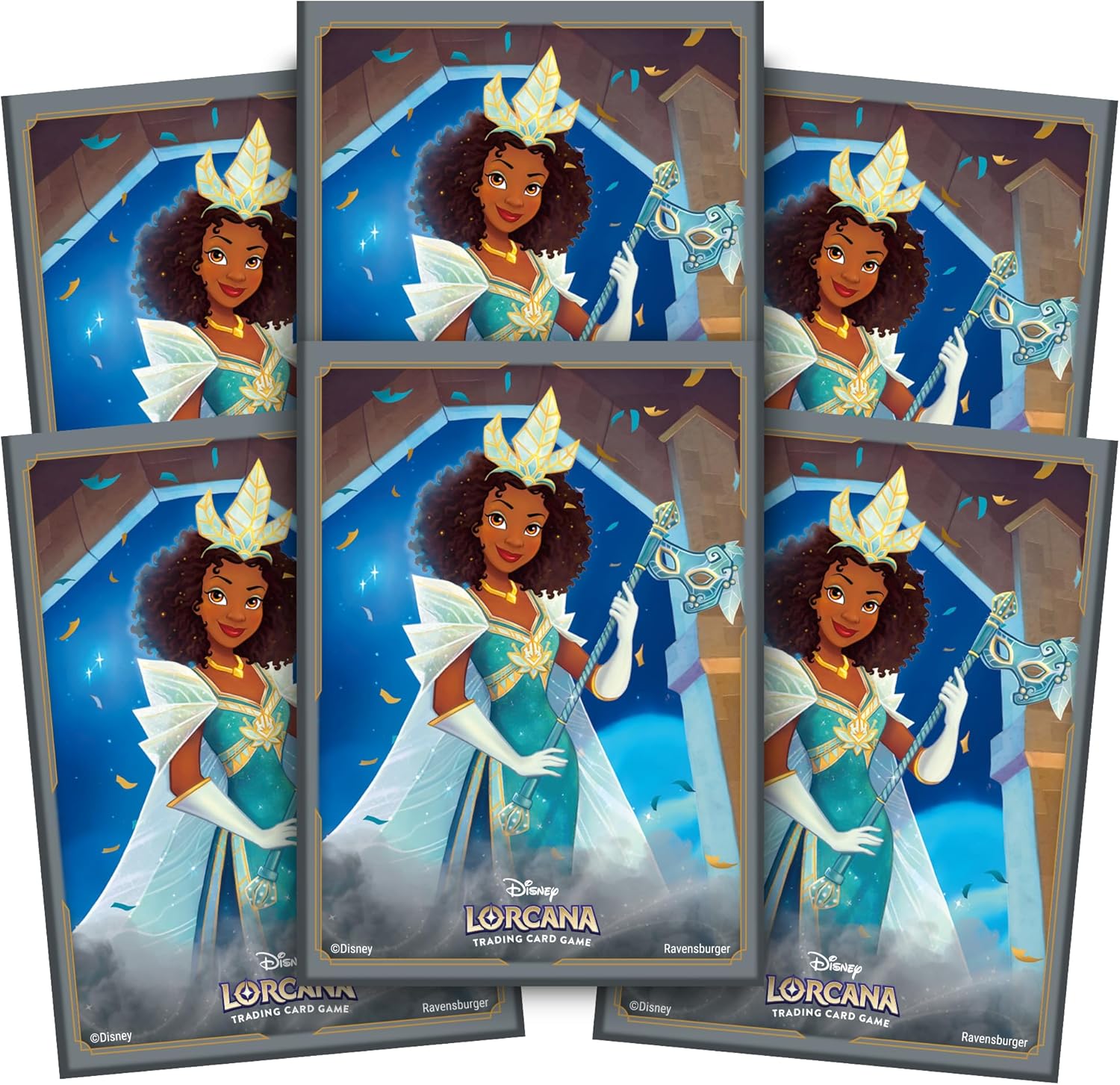 Lorcana Shimmering Skies Deck Sleeves, Tiana