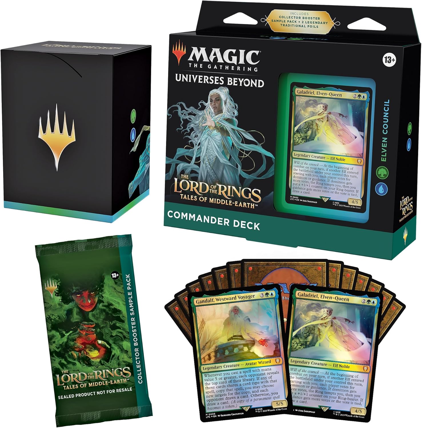 Magic The Gathering The Lord Of The Rings Commander Deck Elven Council