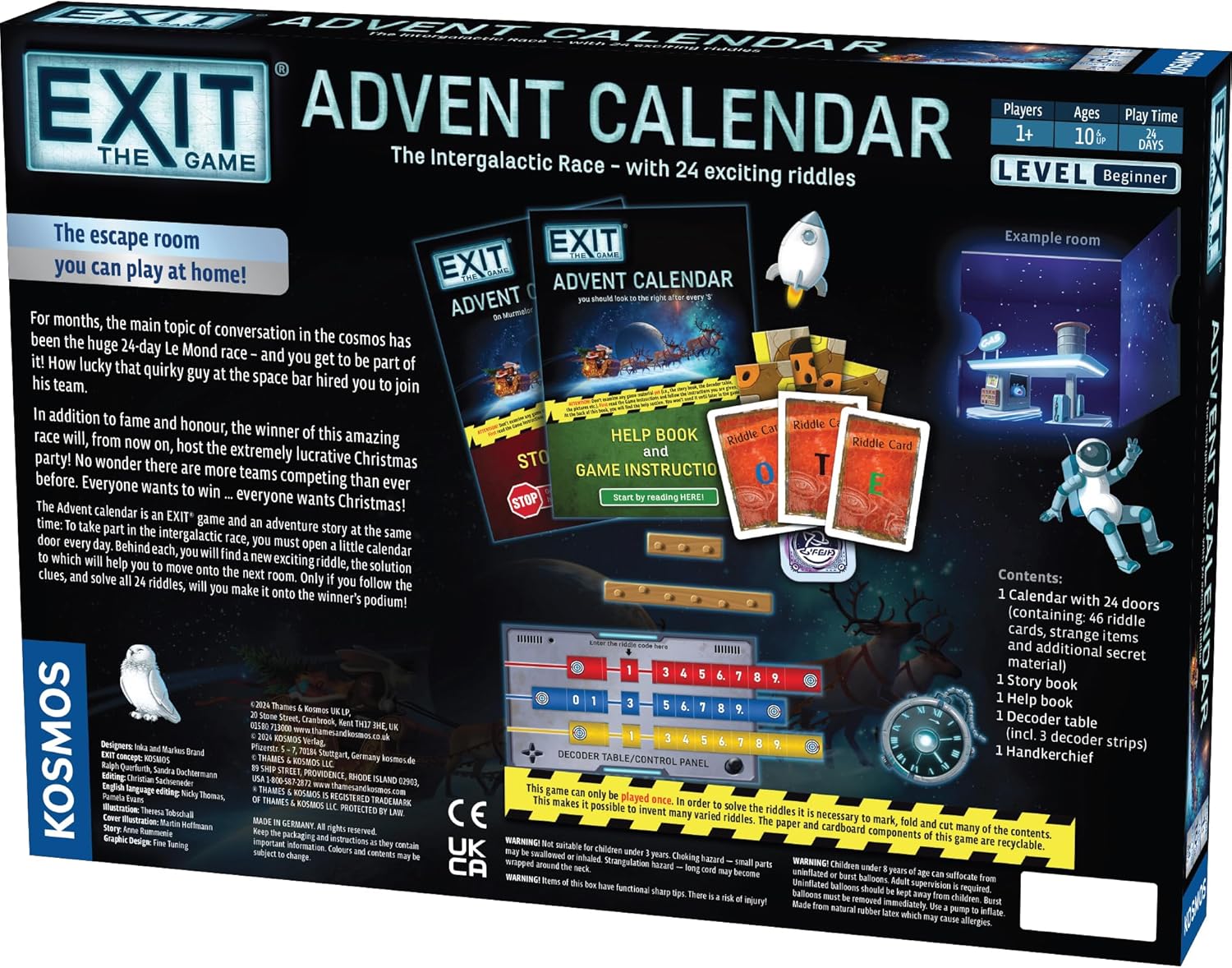 EXIT: The Game - Advert Calendar - The Intergalactic Race