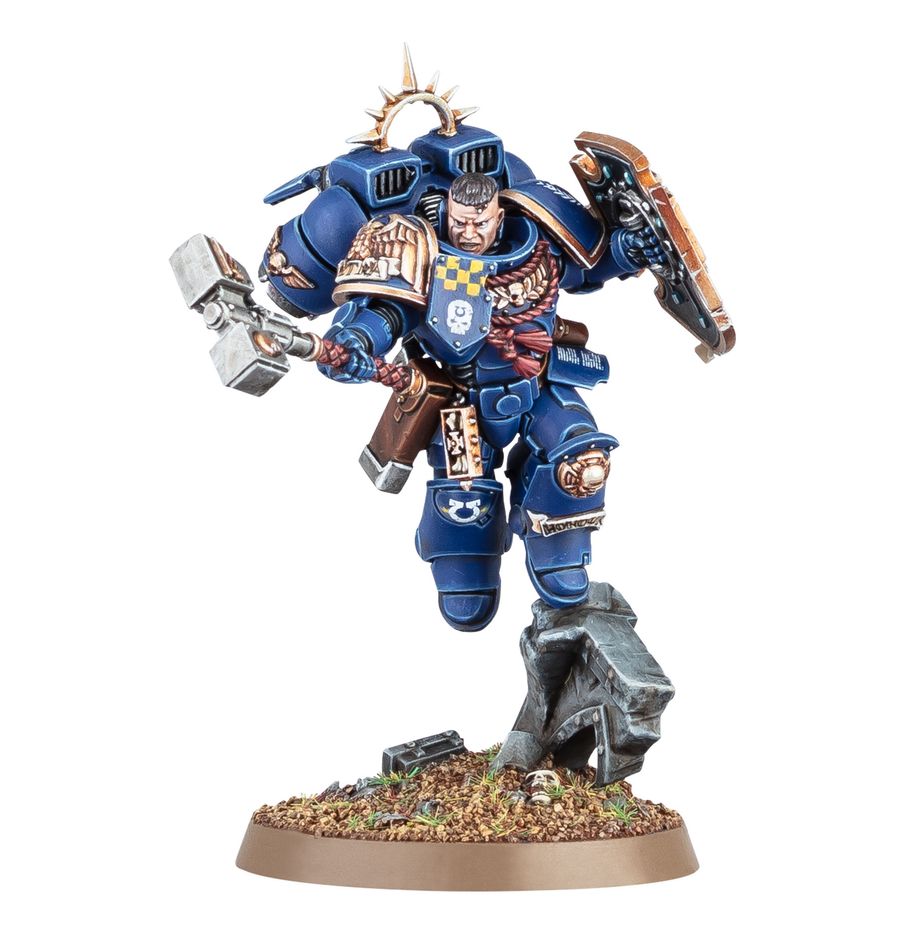 Warhammer 40K: Space Marines, Captain with Jump Pack And Relic Shield
