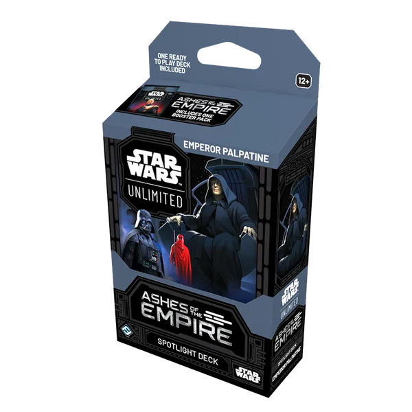 PRE-ORDER: Star Wars Unlimited: Ashes of the Empire - Spotlight Deck: Emperor Palpatine (Expected Release on  July 17, 2026)
