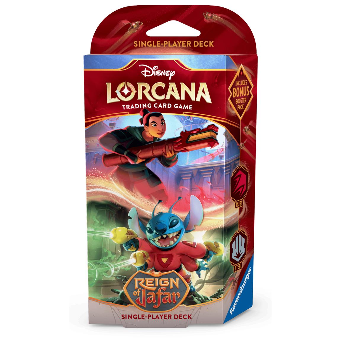 Disney Lorcana Reign Of Jafar Starter Deck- Brave And Brazen