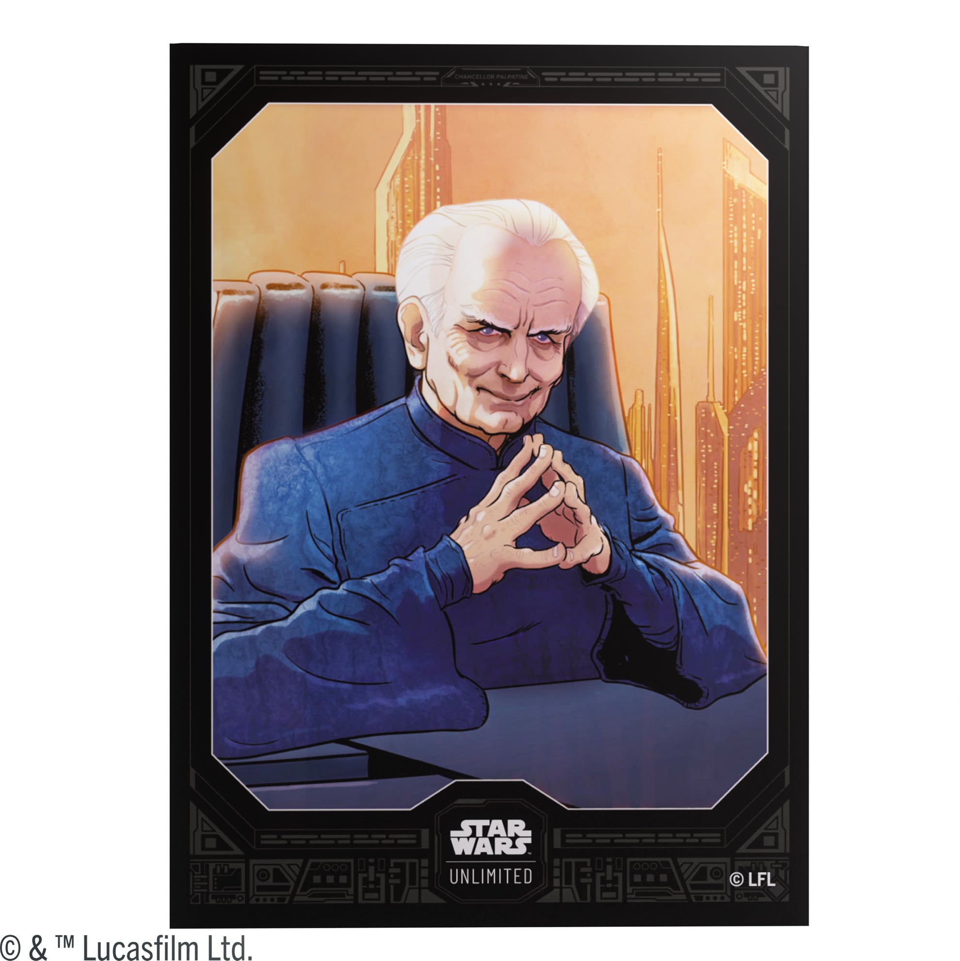 PRE-ORDER: Star Wars Unlimited: Chancellor Palpatine Sleeves (Expected Release on November 7, 2025)