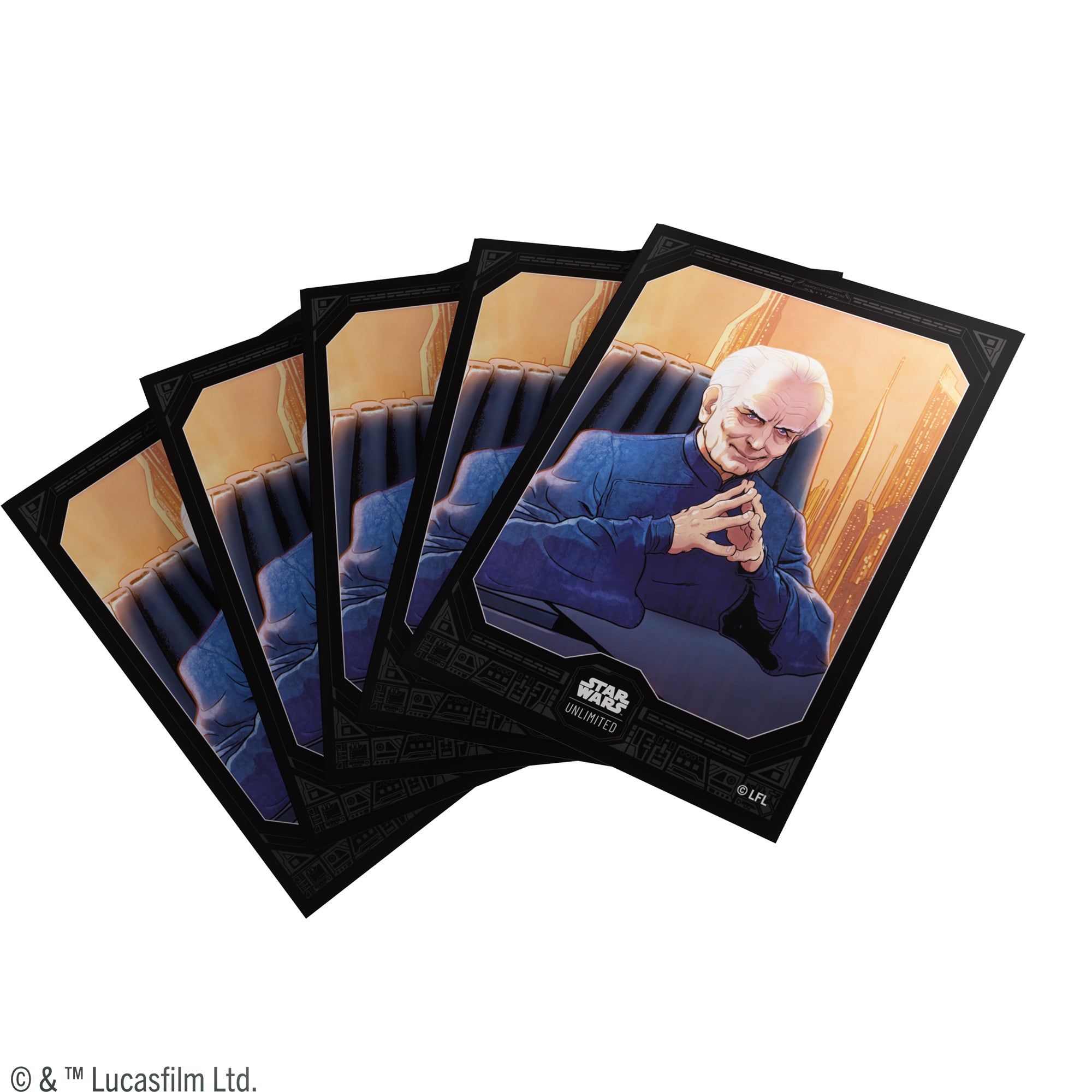 PRE-ORDER: Star Wars Unlimited: Chancellor Palpatine Sleeves (Expected Release on November 7, 2025)