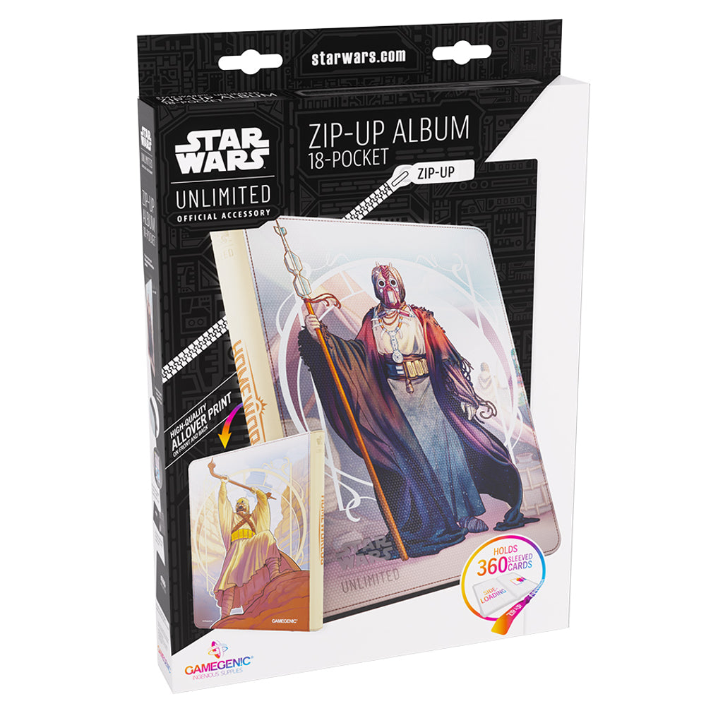PRE-ORDER: Star Wars Unlimited: Zip-Up Album 18-Pocket - The Chieftain & A'kobe (Expected Release on  October 9, 2026)