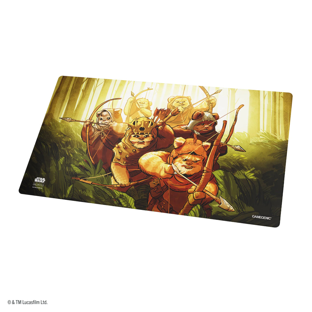 PRE-ORDER: Star Wars Unlimited: Double-sided Playmat - Wicket & Ewok Archers (Expected Release on  October 9, 2026)