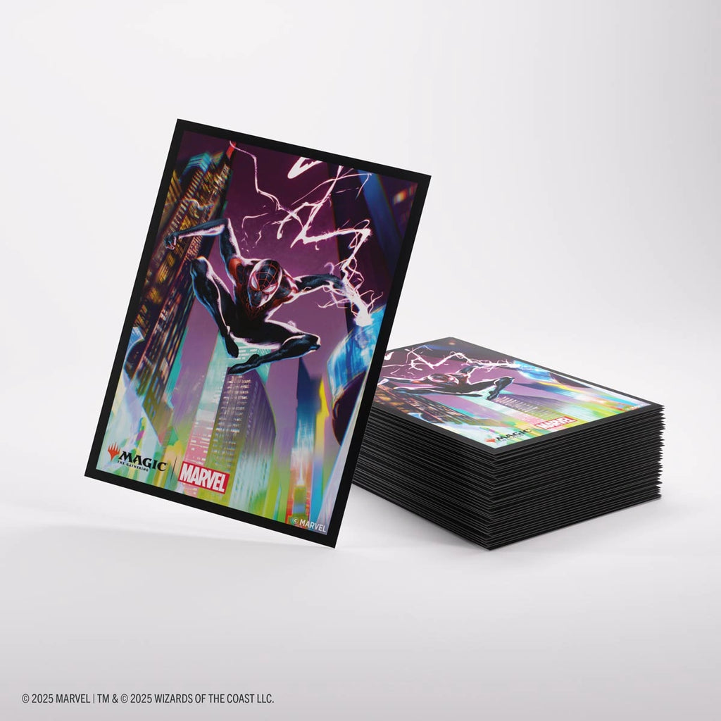 Magic: The Gathering Marvel's Spider-Man Premium Art Sleeves - Spider-Man Miles Morales