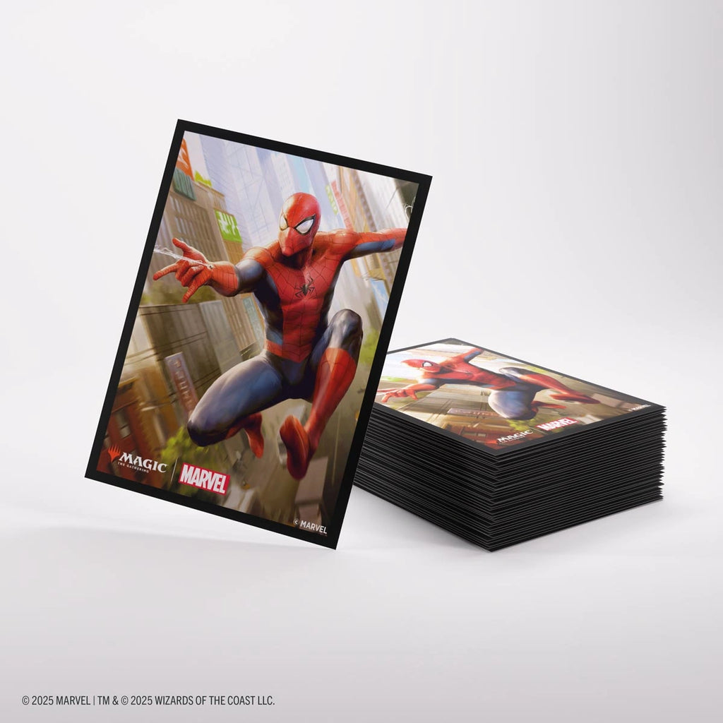 Magic: The Gathering Marvel's Spider-Man Premium Art Sleeves - Spider-Man