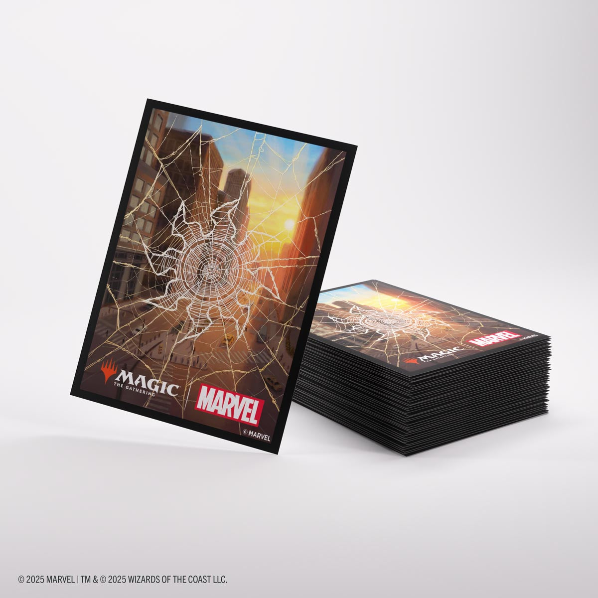 Magic: The Gathering Marvel's Spider-Man Premium Art Sleeves - Plains