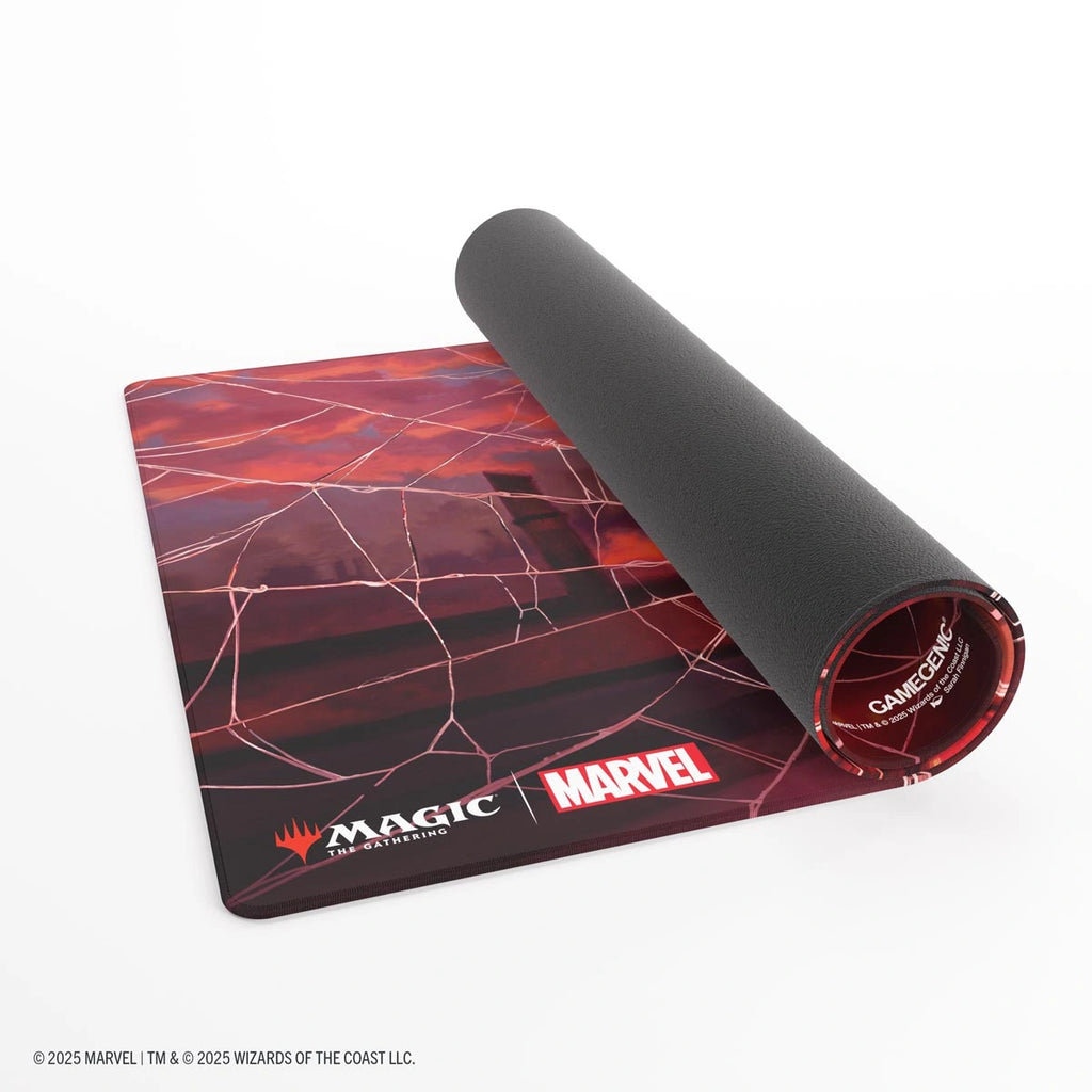 Magic: The Gathering Marvel's Spider-Man Shiny Playmat Mountain
