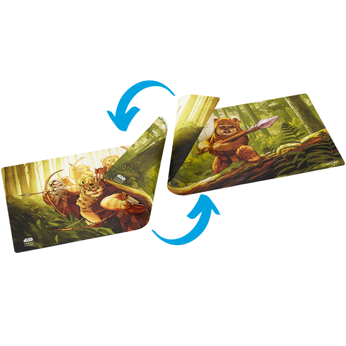 PRE-ORDER: Star Wars Unlimited: Double-sided Playmat - Wicket & Ewok Archers (Expected Release on  October 9, 2026)