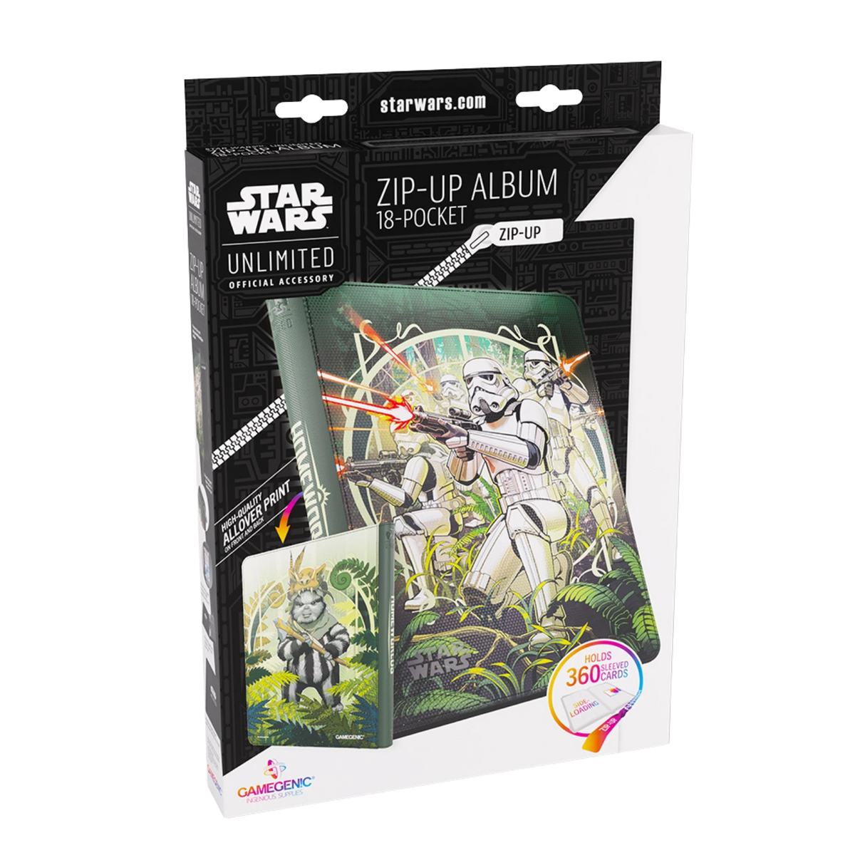 PRE-ORDER: Star Wars Unlimited: Zip-Up Album 18-Pocket - First Legion & Teebo (Expected Release on  October 9, 2026)