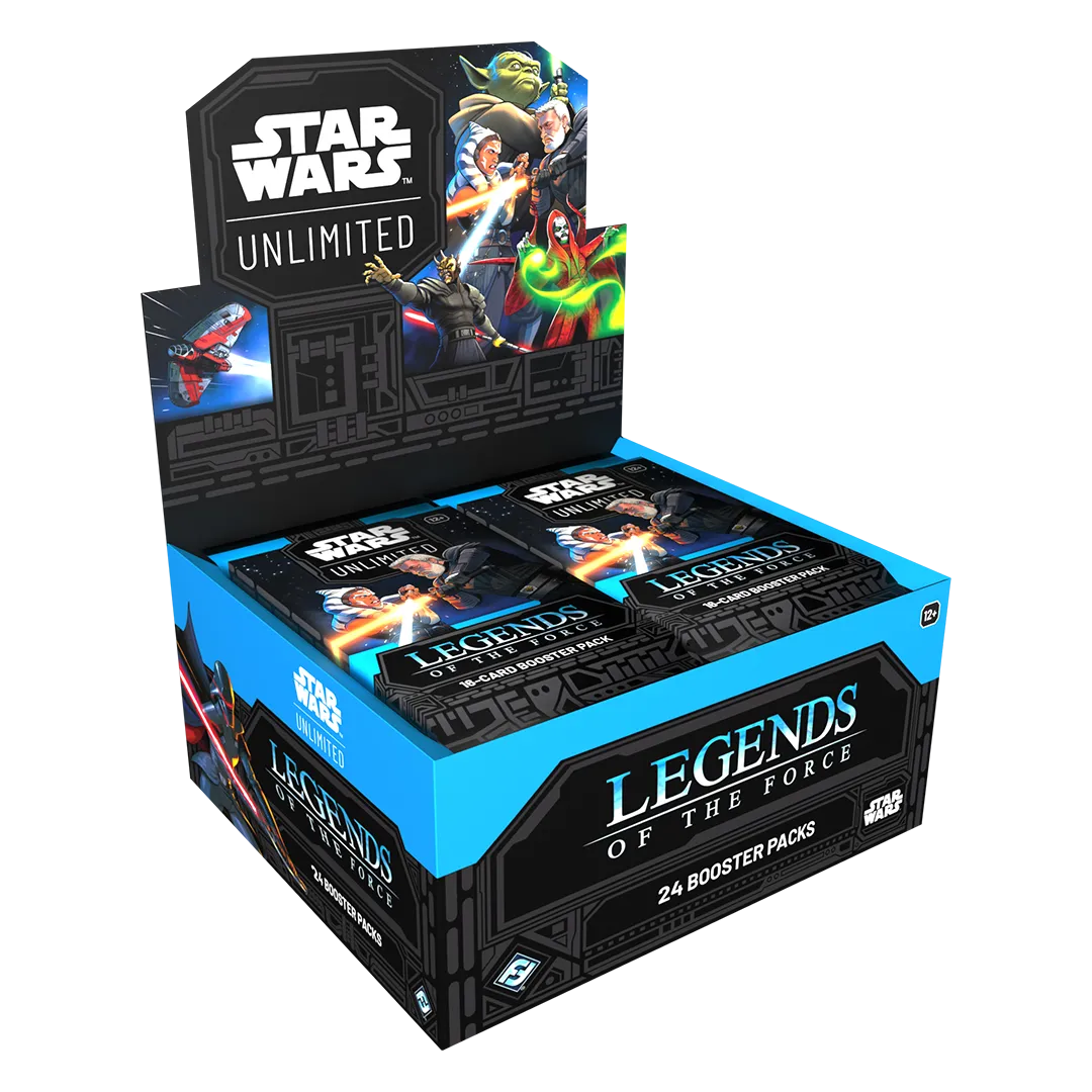 Star Wars Unlimited: Legends Of The Force Booster Display