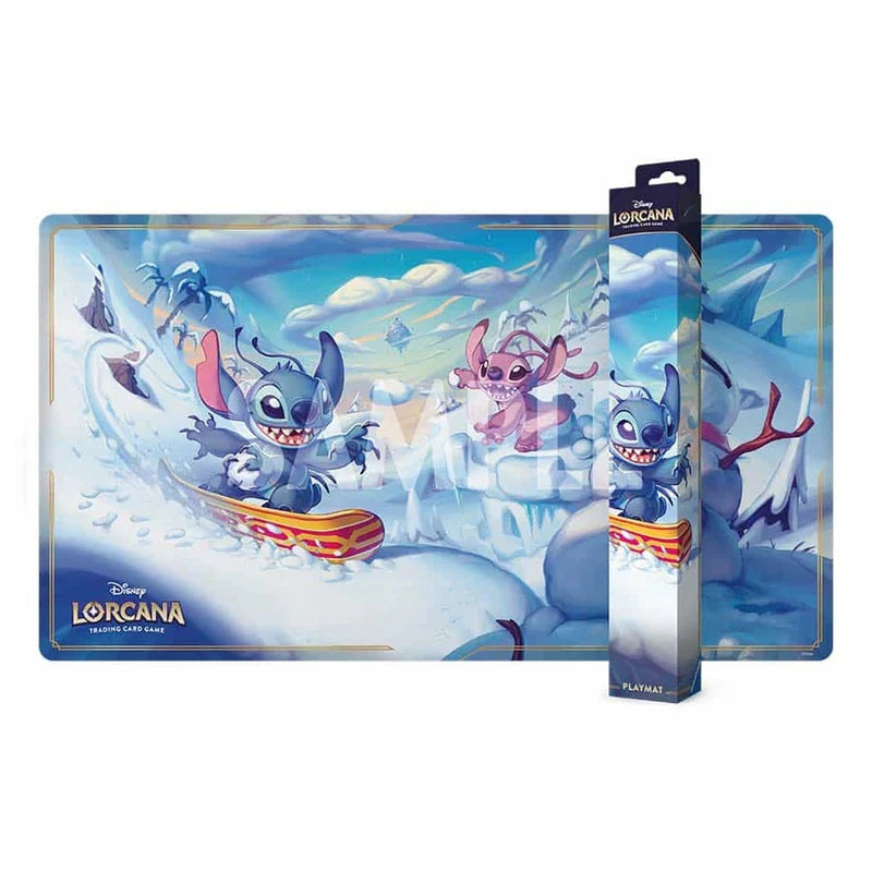 PRE-ORDER: Disney Lorcana TCG: Hyperia City Snowboarding Stitch Playmat (Expected Release October 23, 2026)