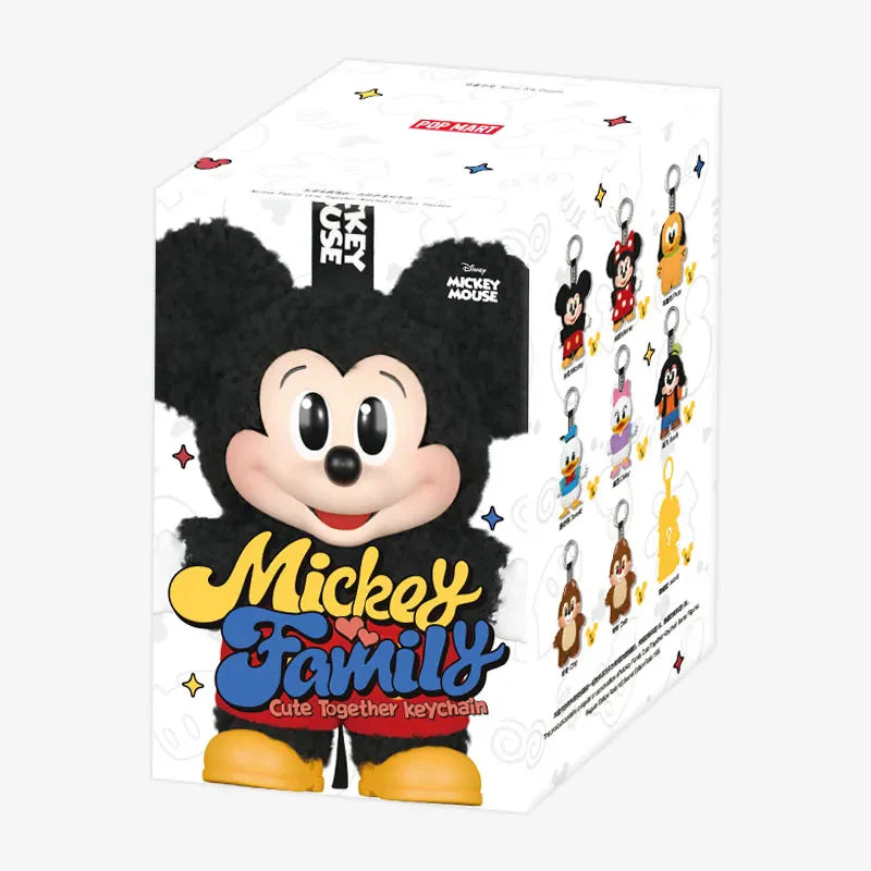 Popmart Mickey Family Cute Together Keychain