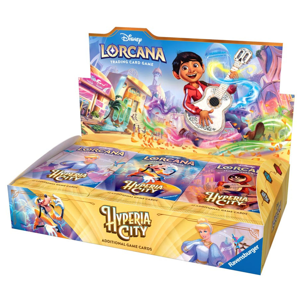 PRE-ORDER: Disney Lorcana TCG: Hyperia City Booster Box (Expected Release October 23, 2026)