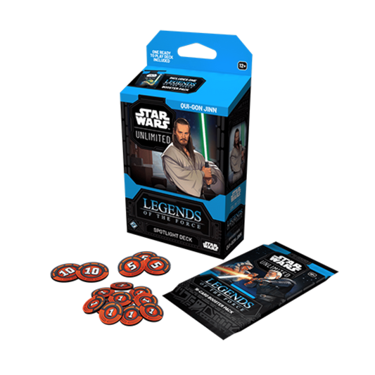 PRE-ORDER: Star Wars Legends of the Force Spotlight Deck - Qui-Gon Jinn (Expected Release July 11, 2025)