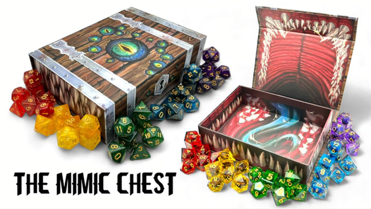 Mimic Chest And Treasure Dice Collection