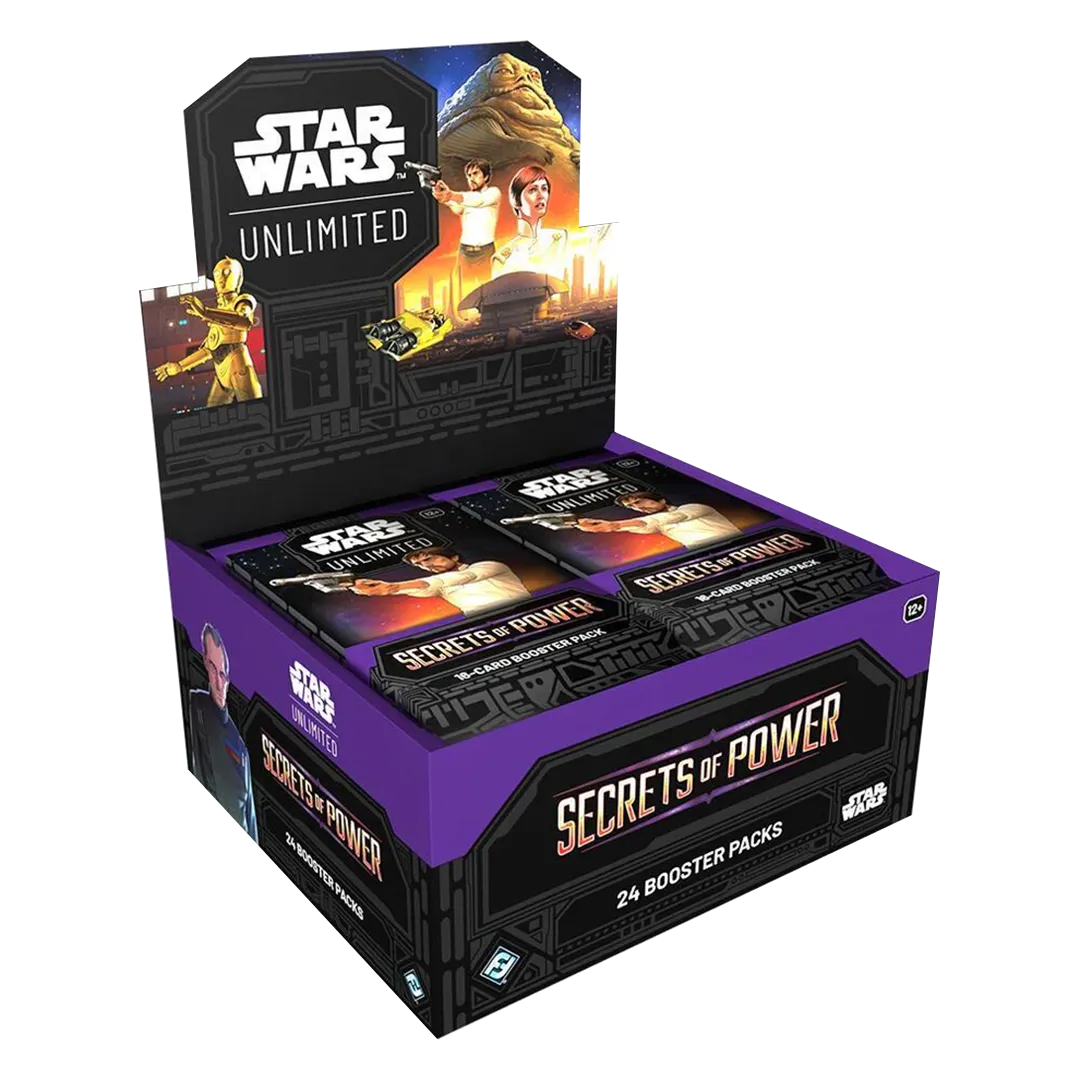 PRE-ORDER: Star Wars Unlimited: Secrets of Power Display Booster Box (Expected Release on November 7, 2025)