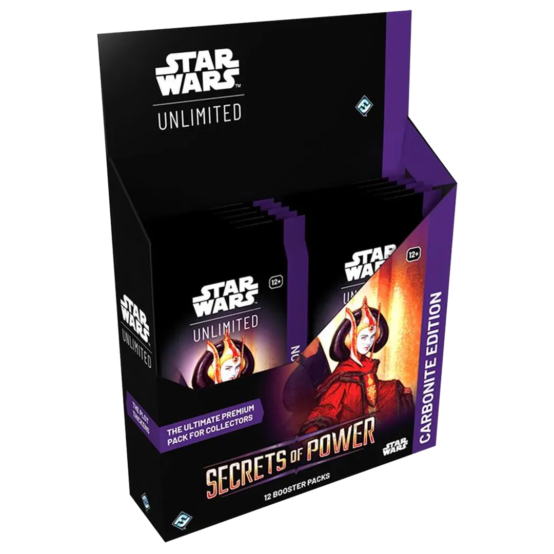 PRE-ORDER: Star Wars Unlimited: Secrets of Power Carbonite Edition Booster Box (Expected Release on November 7, 2025)
