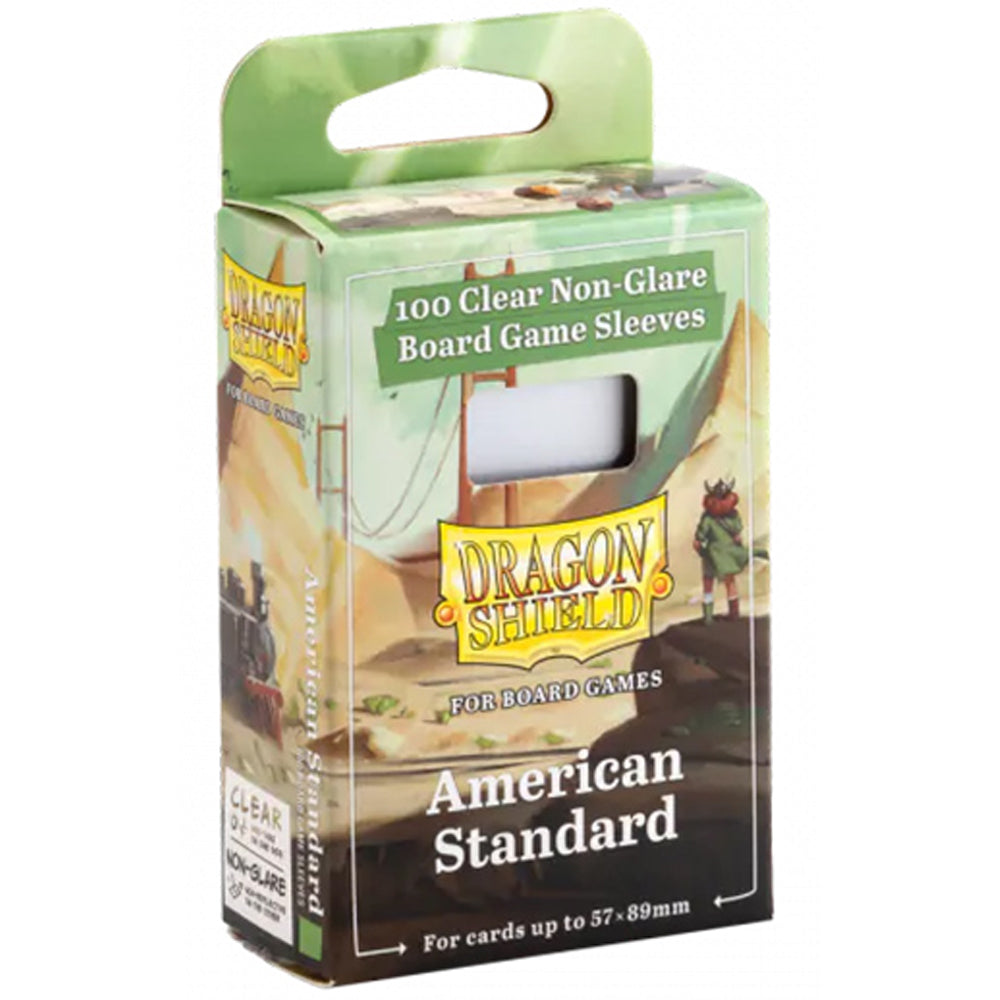Dragon Shields:  (100) American Standard Board Game Sleeves (57mm x 89mm)