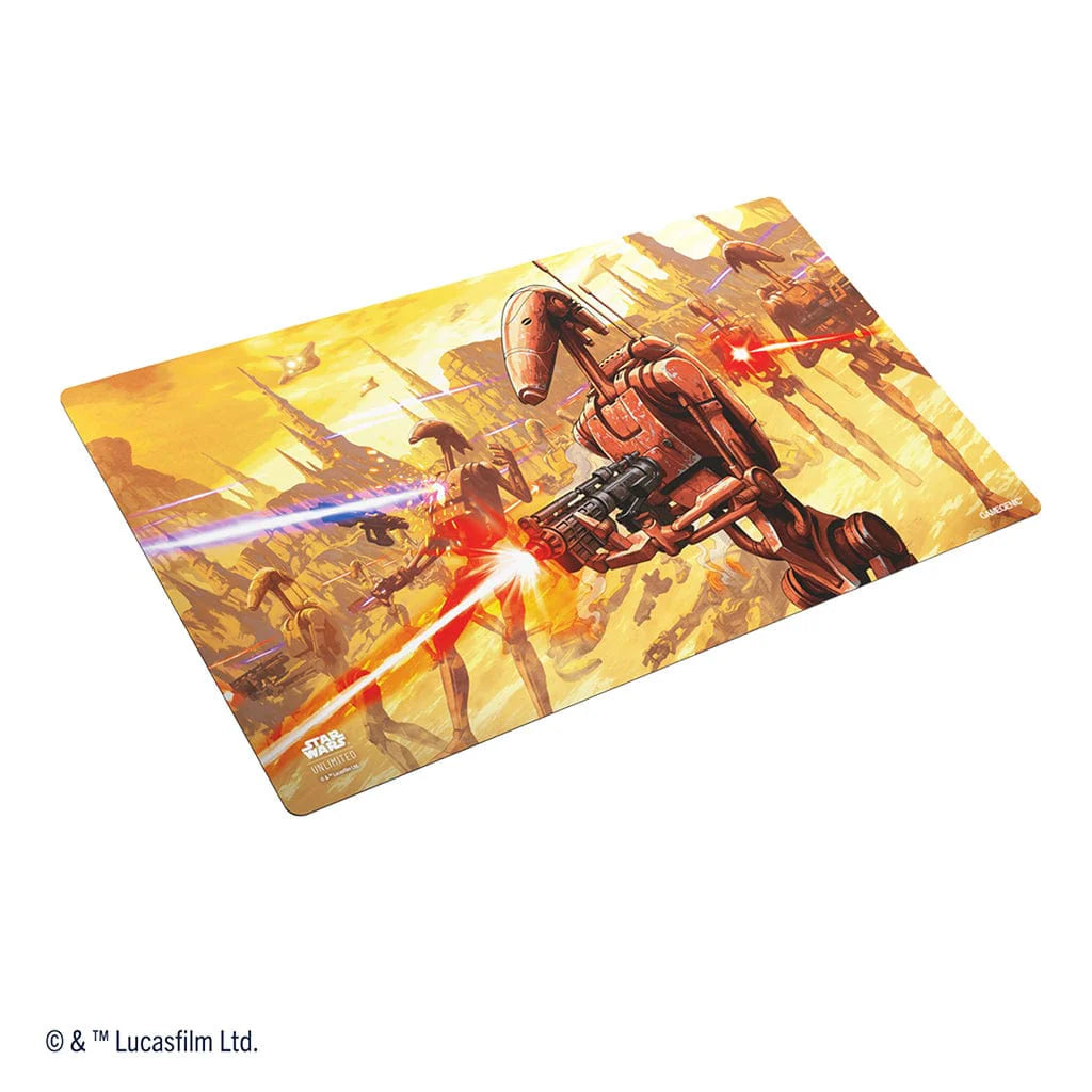 Star Wars Unlimited: Twighlight of the Republic, Gamemat Battle Droids