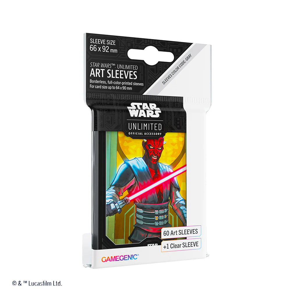 Star Wars Unlimited: Twilight of the Republic, Art Sleeves Card Darth Maul